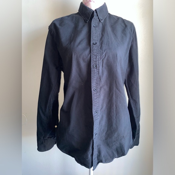 RAG & BONE FIT 2 TOMLIN COTTON SHIRT IN CHARCOAL GREY - Picture 5 of 14